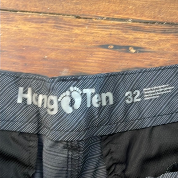 Hang Ten Black Flat Front Shorts - Picture 2 of 5